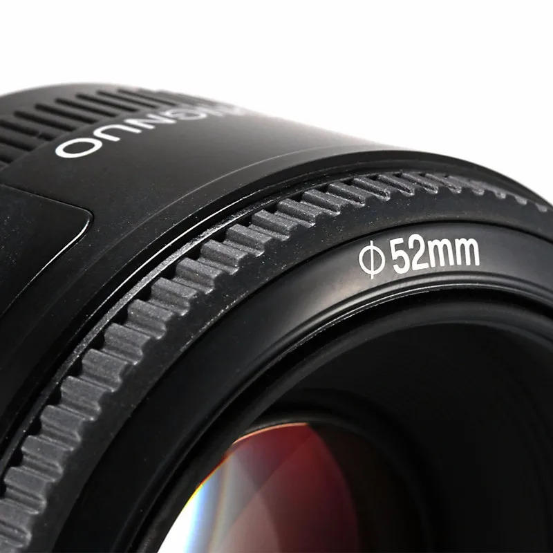 YONGNUO YN50mm YN50 F1.8 объектив камеры EF 50 мм AF объектив MF диафрагма для Canon EOS Rebel T6 700D 750D 5D 6D Mark II IV 10D Dslr Len