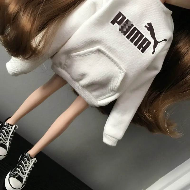 Blyth Кукла Одежда Крутая толстовка с длинным рукавом 30 см Кукла Одежда для Blyth, Kurhn, Licca, Azone ob24 Кукла Одежда Аксессуары