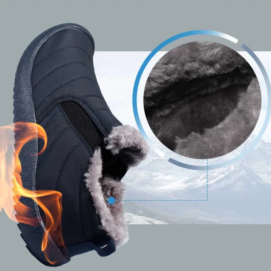 Aidenkid Wear resistant snow boots middle-aged 37-48 size in outdoor casual plus velvet Non-slip winter Warm | Обувь