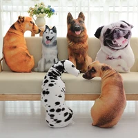 new hot creative 3d samoyed husky dog plush baby toys dolls stuffed animal pillow sofa car decorative birthday gift for friends