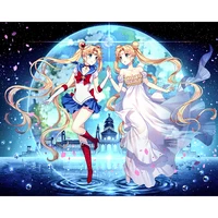 pretty anime girl diamond embroidery diy diamond painting mosaic diamant painting 3d cross stitch pictures h653