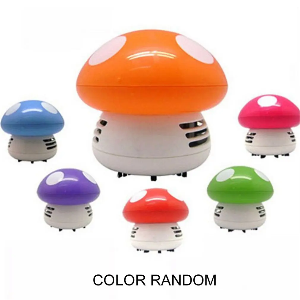 Портативный милый мини грибной угловой стол для пылесоса уборочная машина