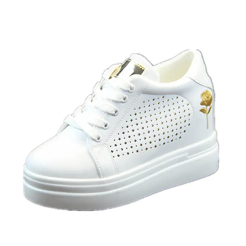 

2019 Spring summer women Fashion Casual Shoes platform shoes sneakers women thick sole shoes Breathable woman wedges shoes