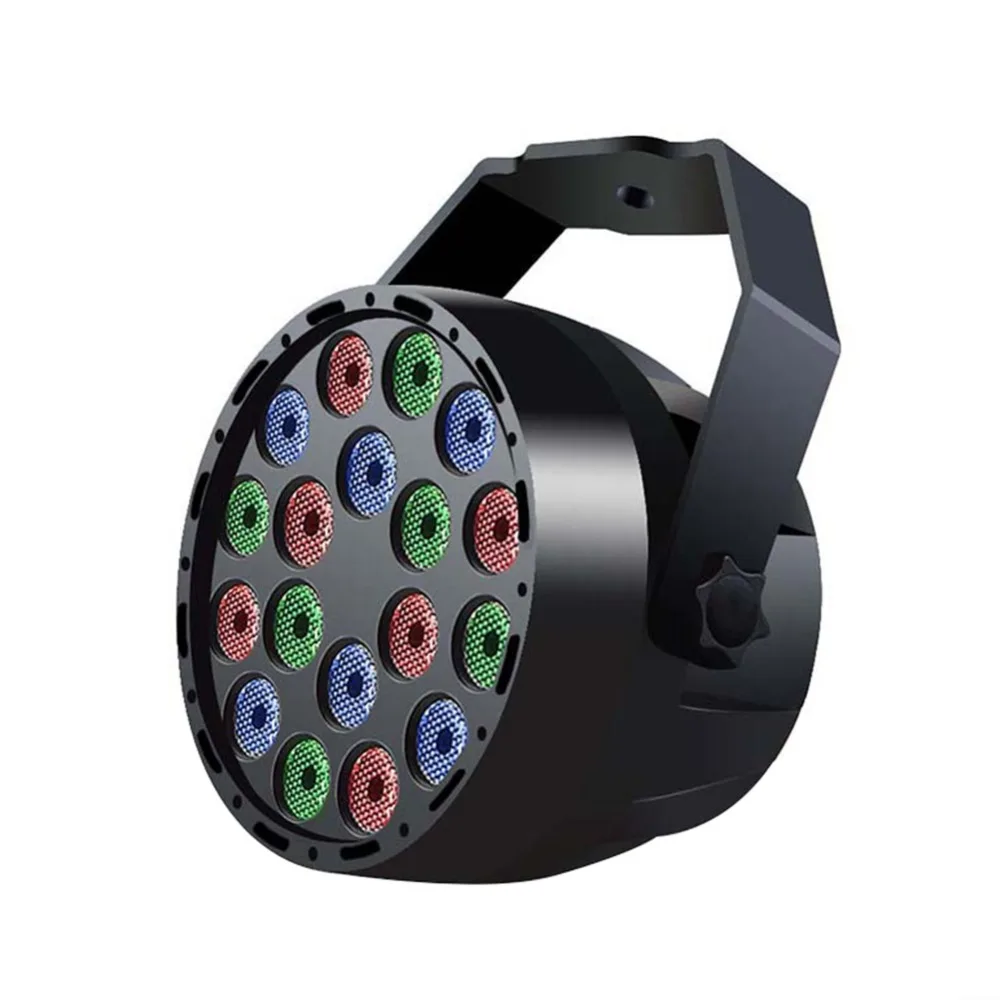 VKTECH DMX512 звуковая активация 18 Вт светодио дный RGB полный Цвет свет лампы КТВ Бар