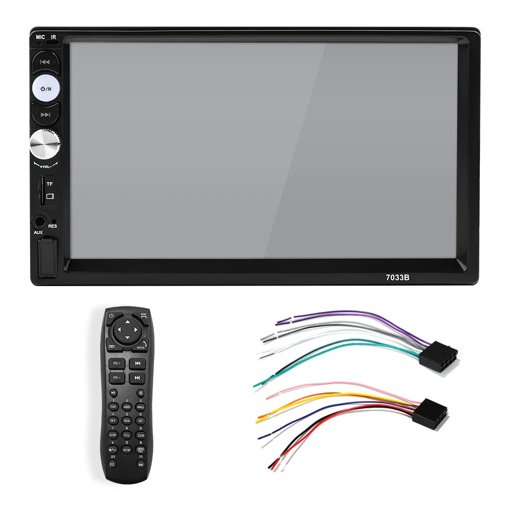 7036B Автомагнитола 2 DIN MP5 плеер mirrorlink Android 2din Автомагнитола " сенсорный экран HD Bluetooth мультимедиа авторадио