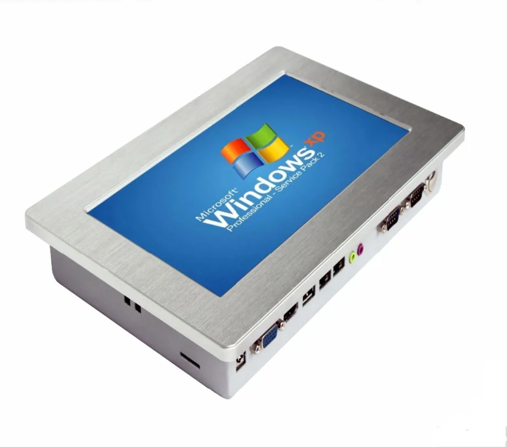 10.1 inch multi capacitive touch all in one pc/ frameless touch pc