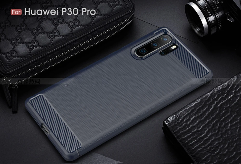 Для Huawei P30 Lite чехол из углеродного волокна противоударный чехол для телефона для Huawei P 30 Lite P30 Pro Чехол полная защита бампер