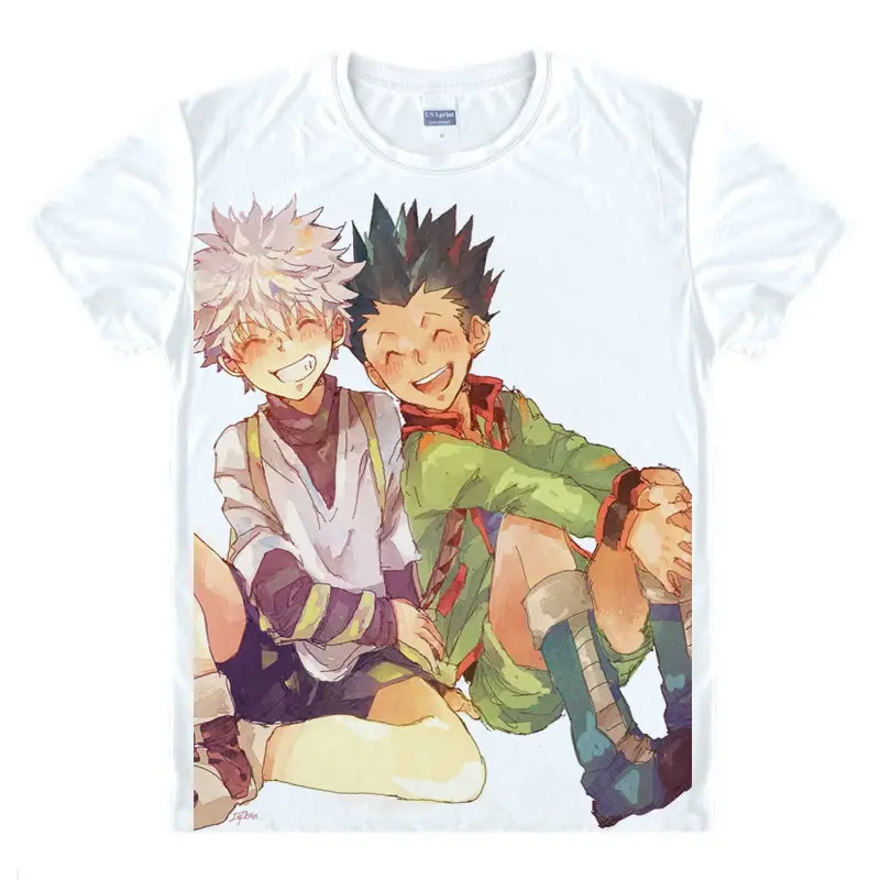 

Футболка Hunter * Hunter Killua Zoldyck, футболки, одежда в стиле аниме, милые рубашки и футболки в японском стиле A