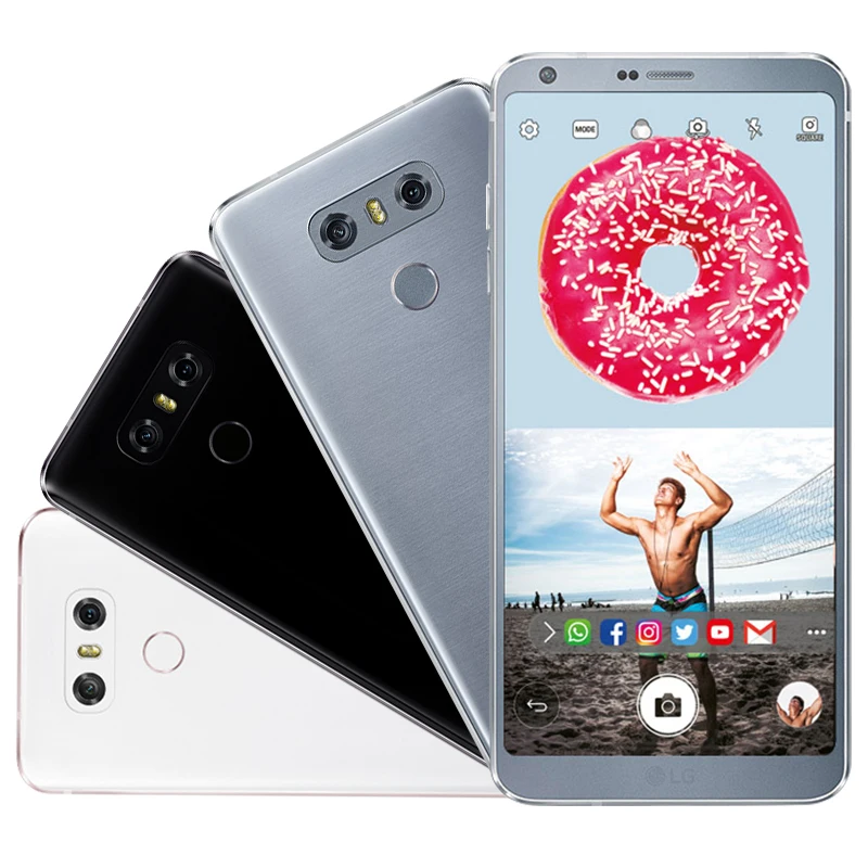 Оригинальный разблокирована LG G6 4G LTE мобильный телефон Quad core RAM 6 4G/32G ROM 5 7 ཉ.0MP