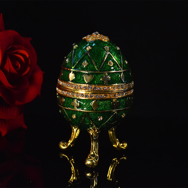 QIFU Новое поступление Россия популярное qifu faberge яйцо домашнее украшение металлические поделки