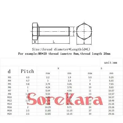 Болты с шестигранной головкой M8 * 10-M8*150 мм шаг 1 25 304 винты из нержавеющей стали |
