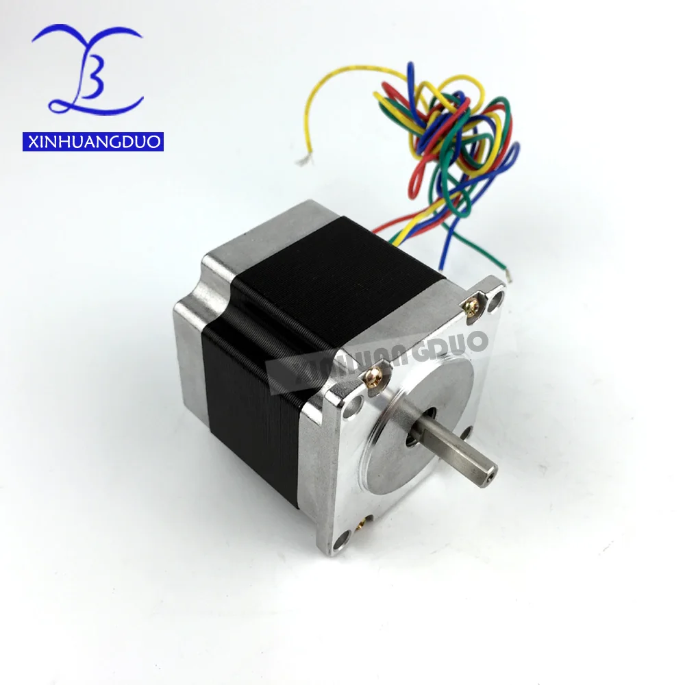 

Nema 23 Stepper Motor Step Motor Single Shaft Motor de passo 12.6Kgcm 1.8Degre 4Leads 56mm 3D Printer Robot Foam Plastic Metal