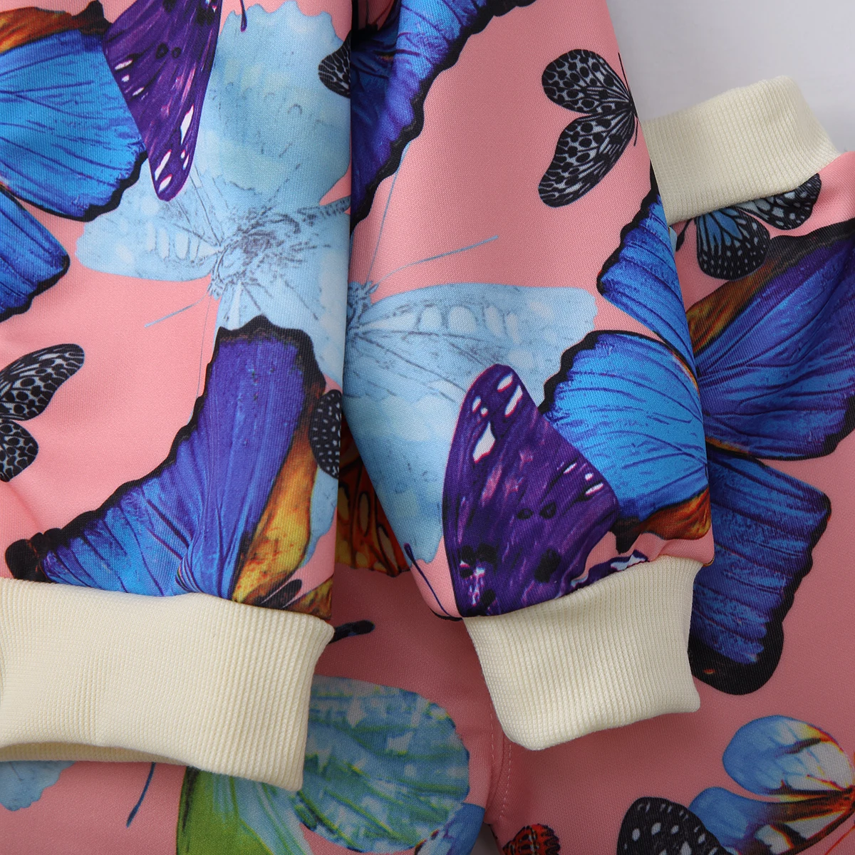 2 шт.! Детский спортивный костюм кофта с бабочками и штаны|tracksuit set|girls kidskids clothes autumn