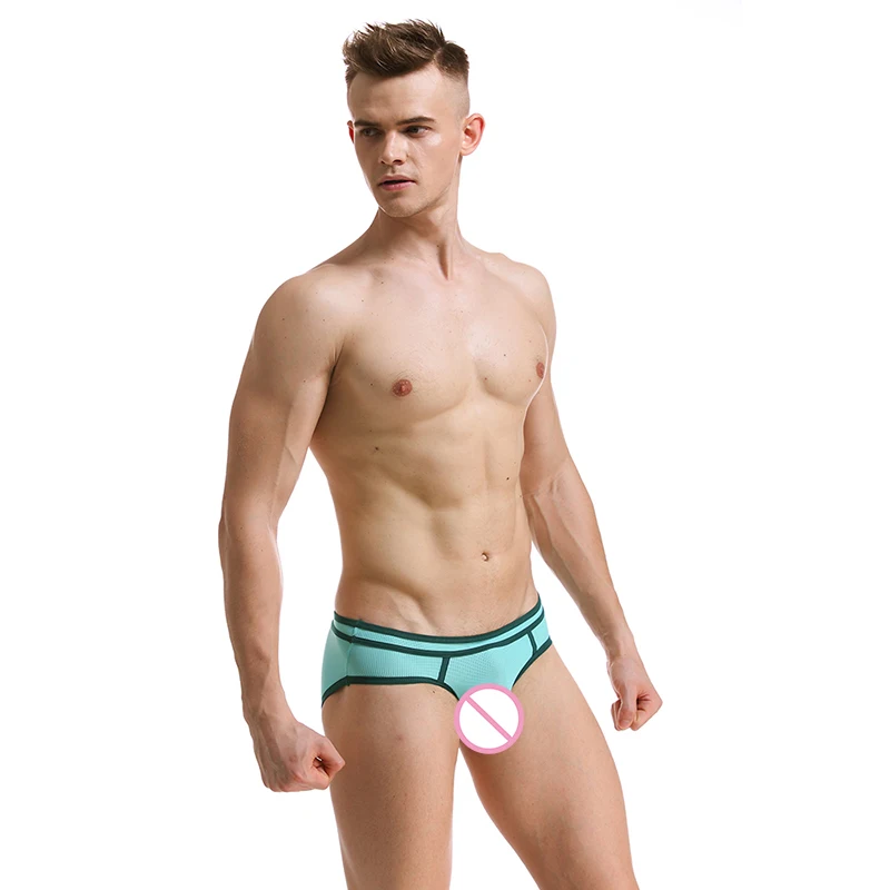 

Sexy Low Waist Bulge Pouch Briefs Men's Underwear Breathable Male Brief Underpants Panties cuecas hombre U Convex