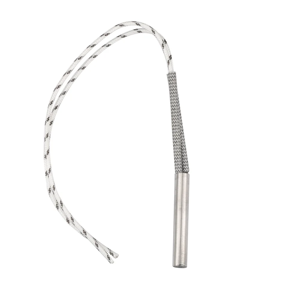 10 шт., 8X80 мм, 250 Вт, нагреватель картриджа, трубчатый элемент, нагревательный элемент, форма, проводной картридж, деталь машины, уплотнительные аксессуары