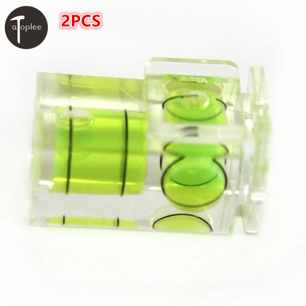 2PCS Hot Shoe Interface Two-Dimensional Level Measurement Tools DIY Camera Accessories Universal Tool 33*18*18mm | Инструменты