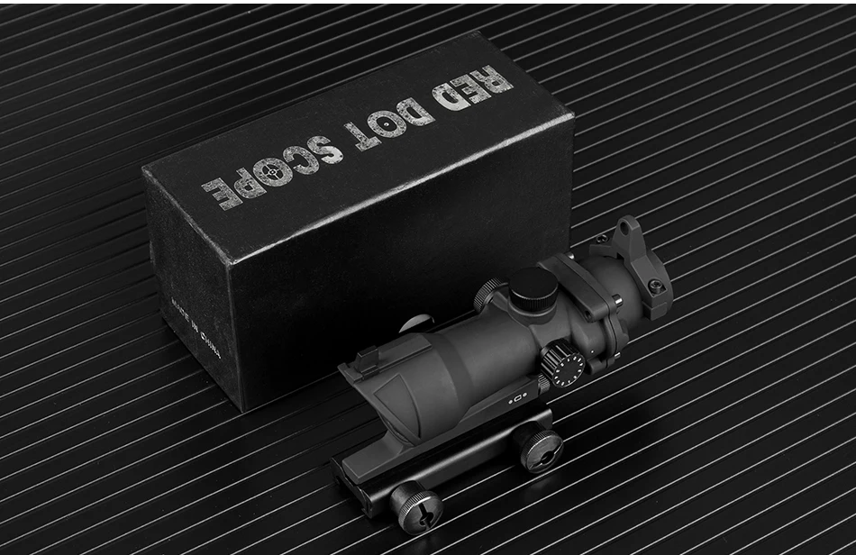 Trijicon ACOG 1X32 красный точечный прицел Оптический Прицел ACOG красный точечный прицел охотничьи прицелы с 20 мм Рельсом для страйкбола