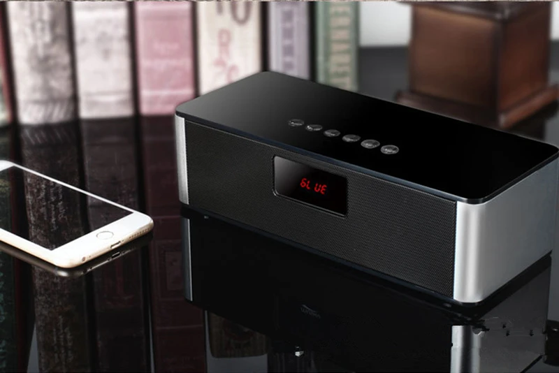 Bluetooth колонка Беспроводная стерео сабвуфер супер бас поддержка TF карты AUX для