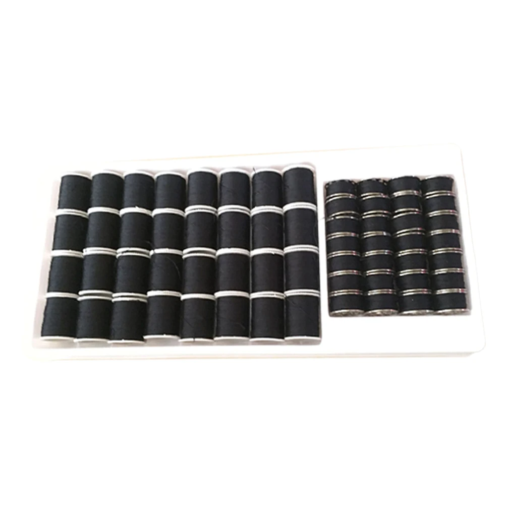 Pack Of 60 Home Solid Professional Embroidery Making Hand Craft DIY Stitching Universal Multipurpose Sewing Thread Kit Spools | Дом и сад