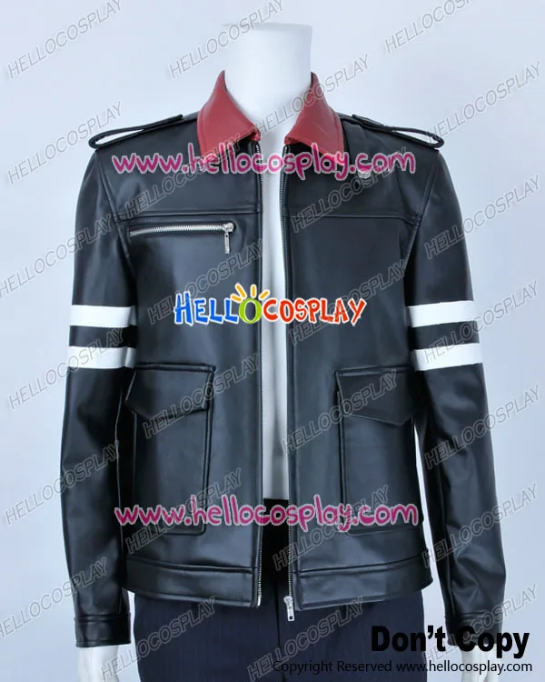 Prototype Cosplay Alex Mercer Leather Black Coat Jacket Costume H008