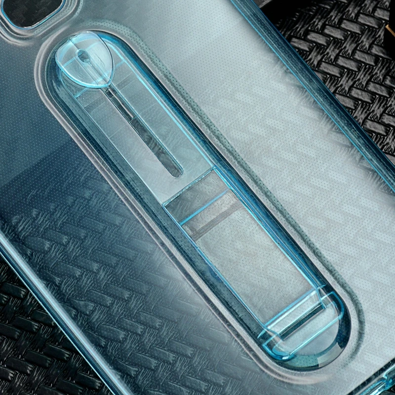 Для Samsung Galaxy S8 S9 Plus Note 8 9 невидимое кольцо с подставкой прозрачный резиновый