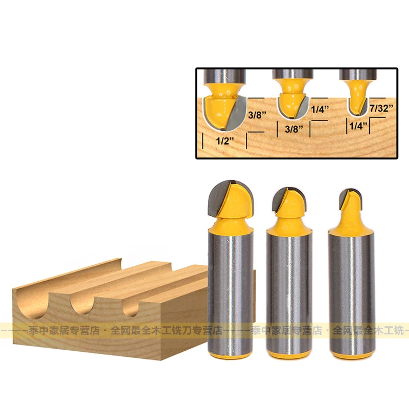 Woodworking Tool Core Box Arden Router Bit- 1/4*1/8 - 1/4&quot Shank A0502014 | Инструменты