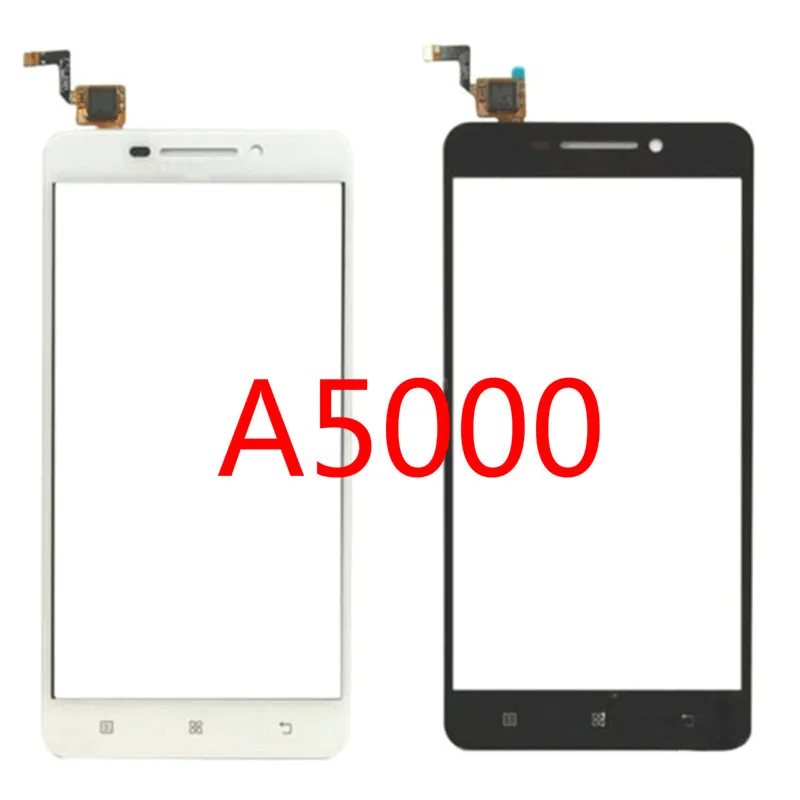 Сенсорный ЖК экран 5 0 дюйма для Lenovo A5000 панель сенсорного экрана внешнее переднее