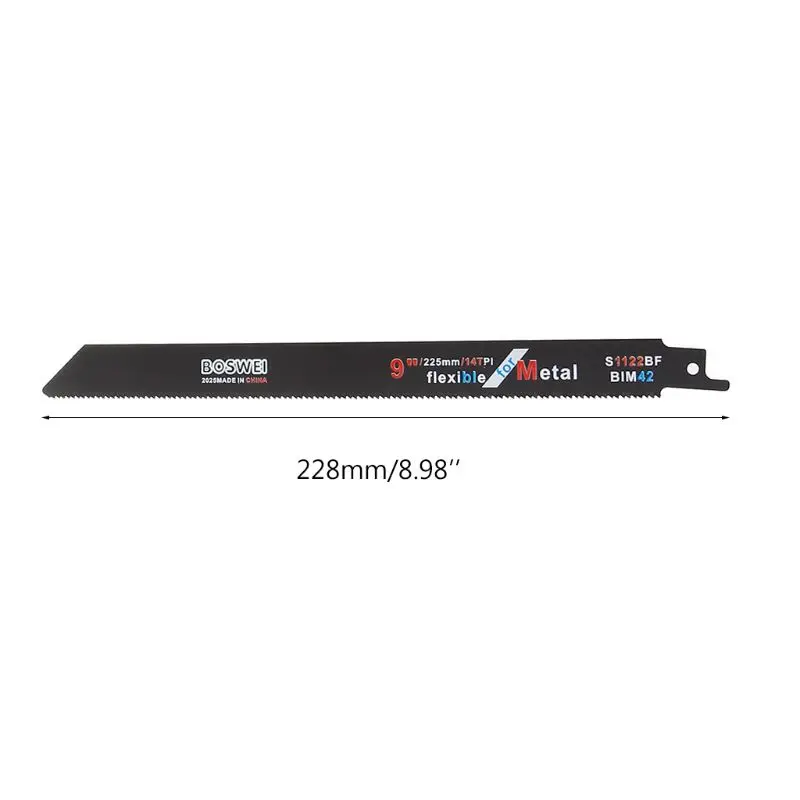 Лезвия для сабельной пилы S1122BF BIM 14TPI 5 шт. 228 мм/9 дюймов резки металла дерева