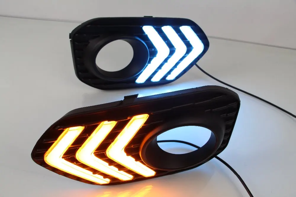 Osmrk светодиодные противотуманные фары светильник + синий Ночной желтый сигнал