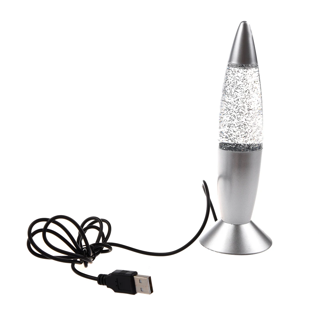 

FDDT Fashion USB/AC Multi Color Changing Lava Lamp LED Glitter Light
