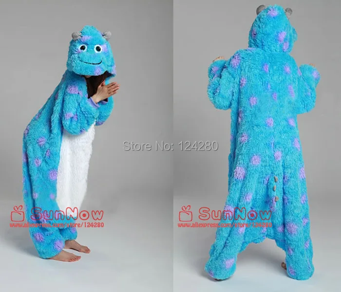 Женская и мужская длинная Фланелевая пижама сульливана флисовая Пижама в виде