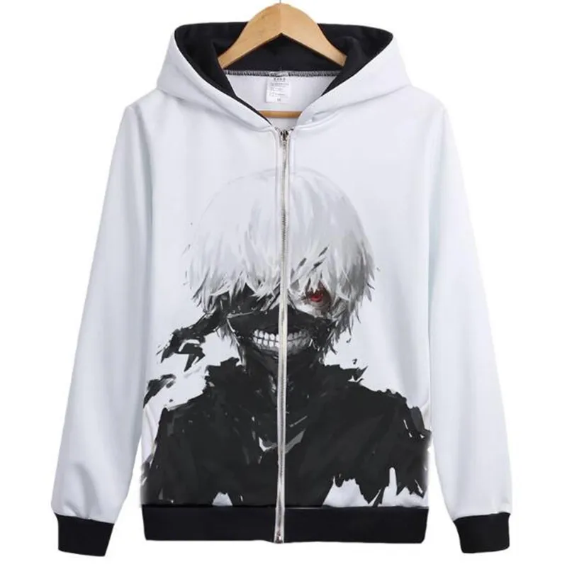 Спортивная толстовка мужская с японским аниме Токийский Гуль Кань Цзинь му