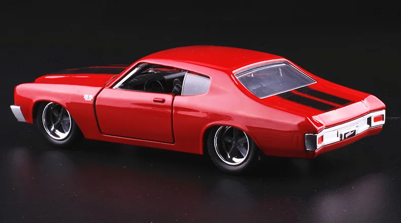 Фирменная Новинка JADA 1/32 масштаб автомобиля игрушки быстро и Форсаж DOM 1970 Chevy Chevelle