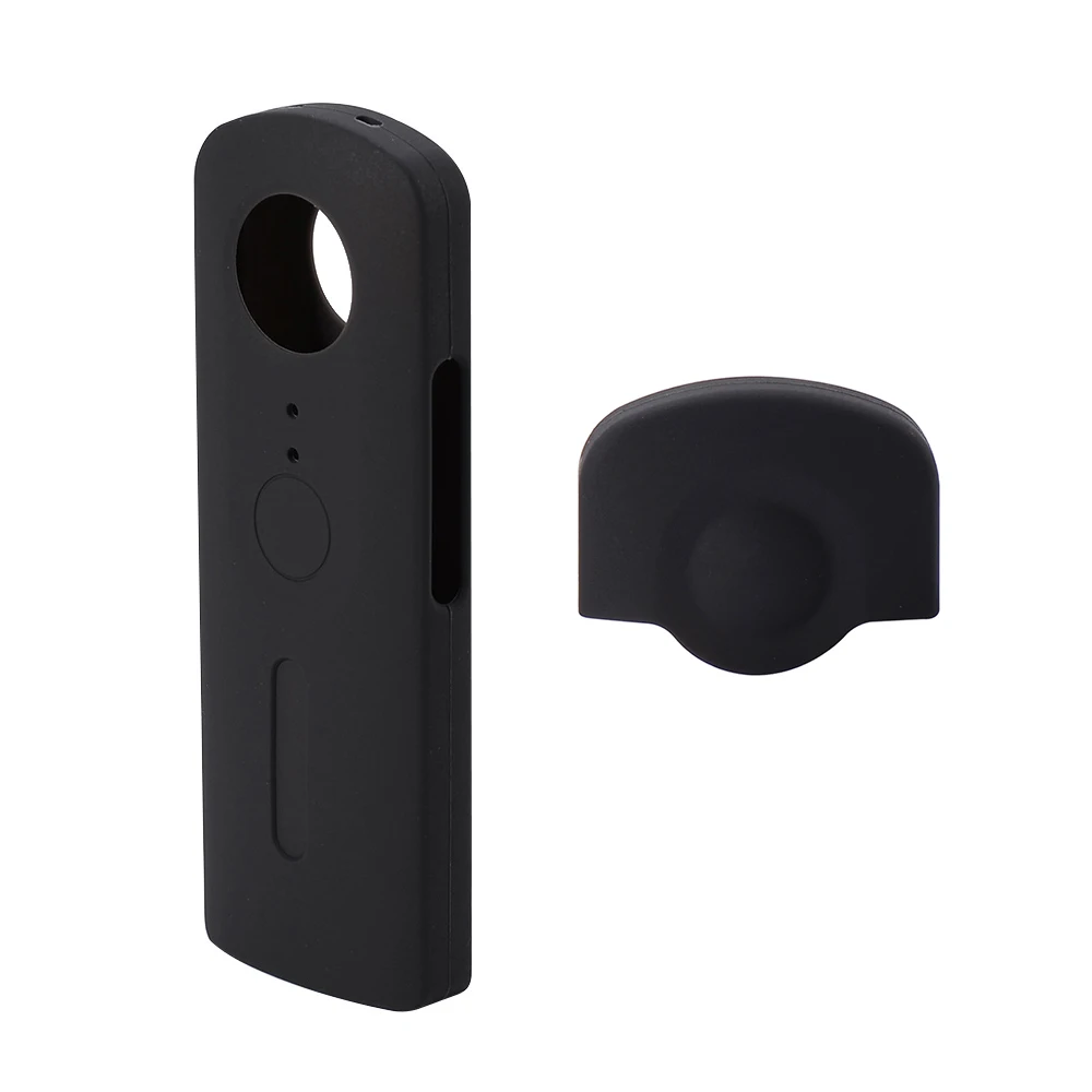 Andoer силиконовый Камера чехол с объективом Кепки для Ricoh Theta V 360 градусов Камера чехол; защитный чехол для Ricoh Theta V