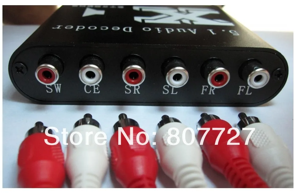 new wholesale free shipping DTS/AC3 Home Theater 5.1 Channel for Audio Decoder SPDIF PS3 |