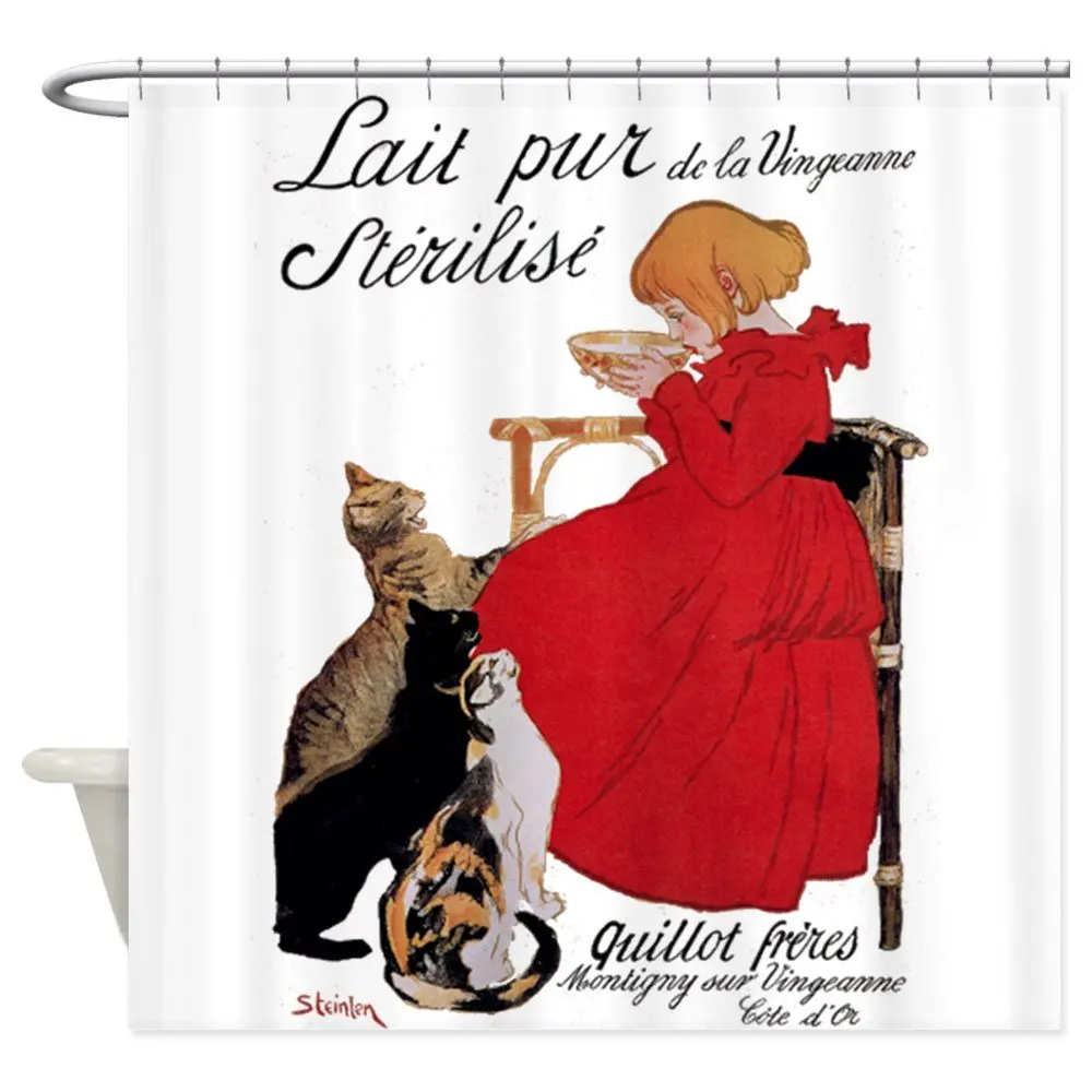 

Cats Decorative Fabric Polyester Shower Curtain