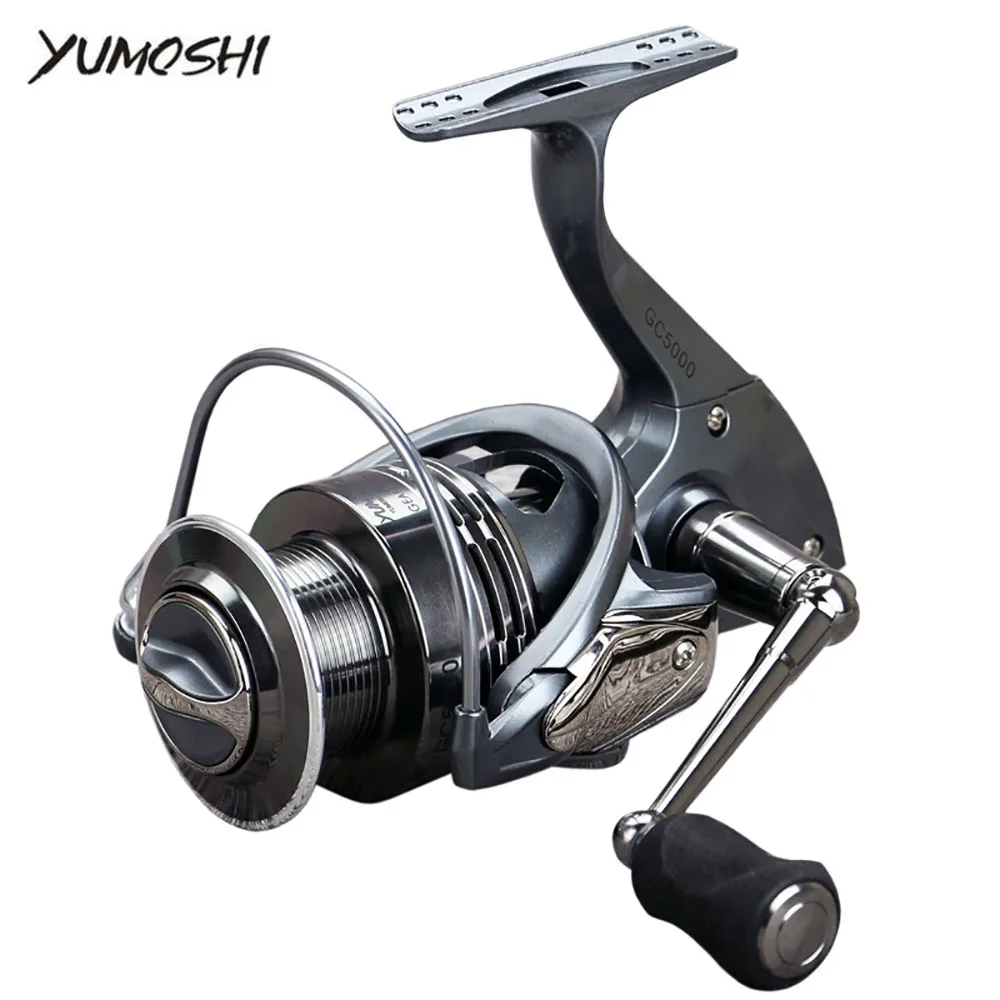YUMOSHI GC 2000 7000 13 + 1 шарикоподшипники катушка для литья под давлением спиннинговые