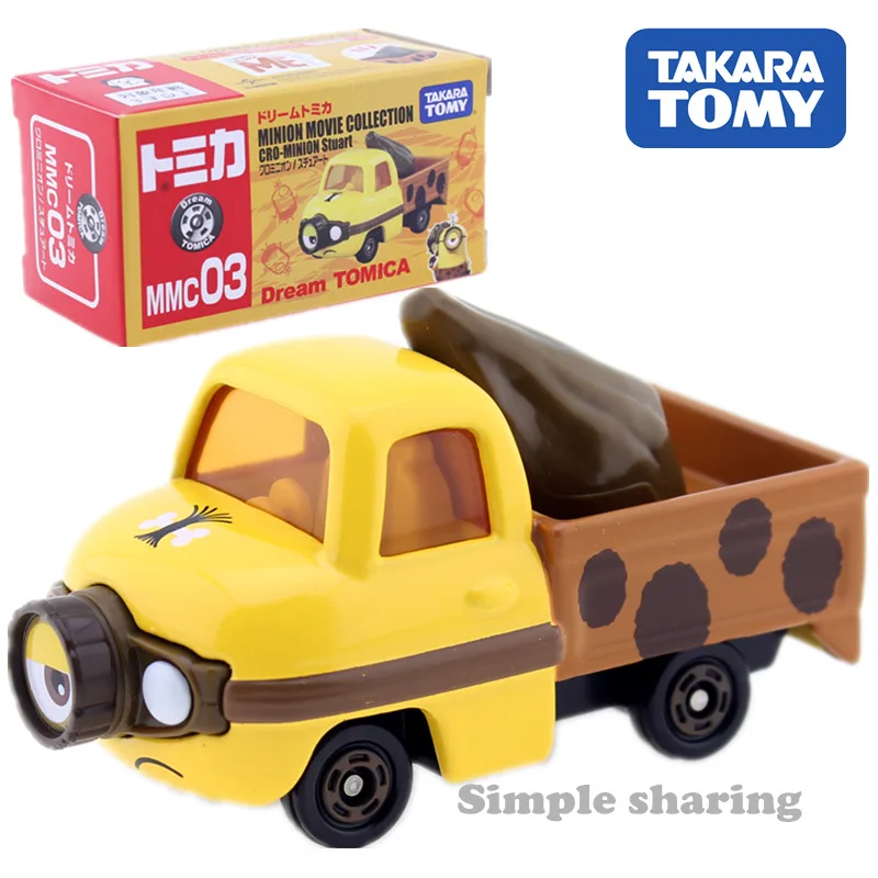 MMC-03 Takara Tomy Dream Tomica Миньон автомобиль Боб Кевин Аниме Фигурка Детские литые игрушки Горячая поп Миниатюрная игрушка модель автомобиля комплект - Цвет: MMC-03