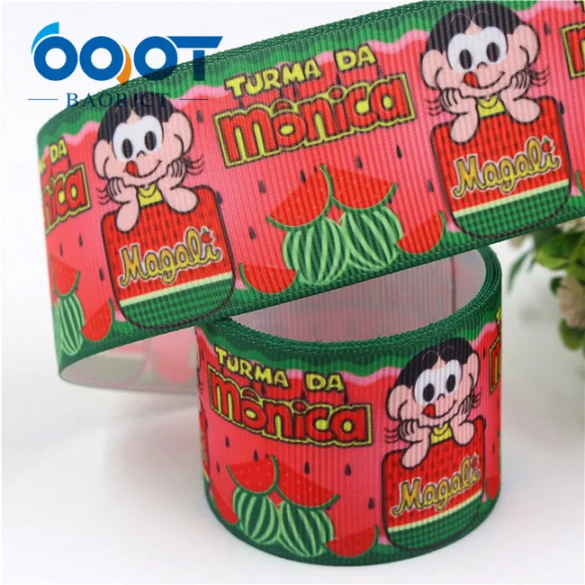 OOOT BAORJCT I-19609-1377, 38 мм 10 ярдов мультфильм термотрансферные печатные корсажные ленты, ленты ремесла, лук крышка DIY аксессуары - Цвет: I-19603-1351