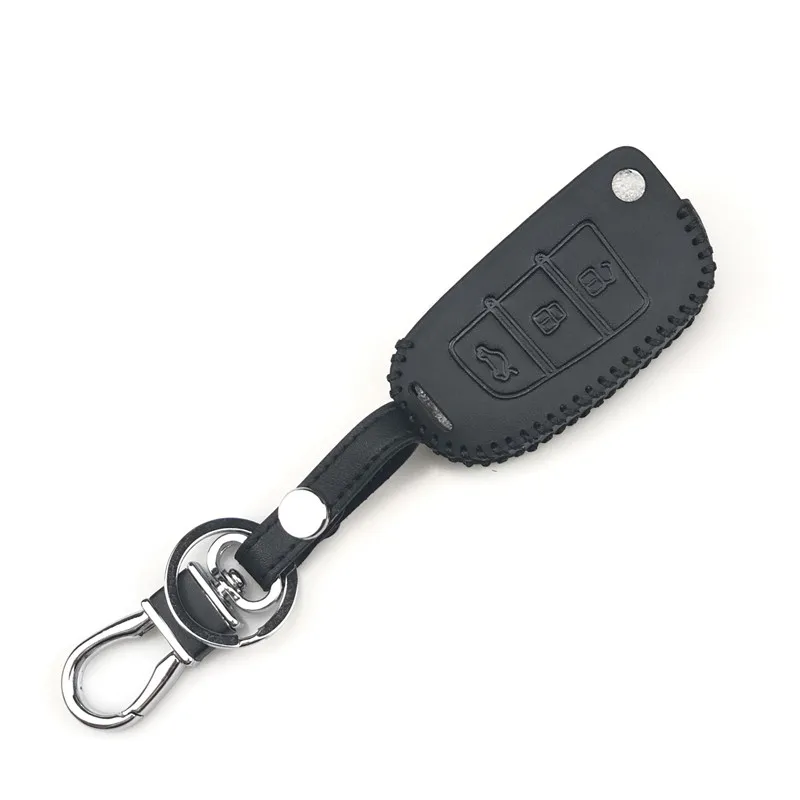 D type Black thread Крышка ключа автомобиля для Geely Emgrand X7 EX7 внедорожник GT GC9 borui GE Atlas Boyue EC7 EC718 EC715 Global Hawk GX7 GC7 SC6 Atlas Boyue NL-3 - Название цвета: D type Black thread