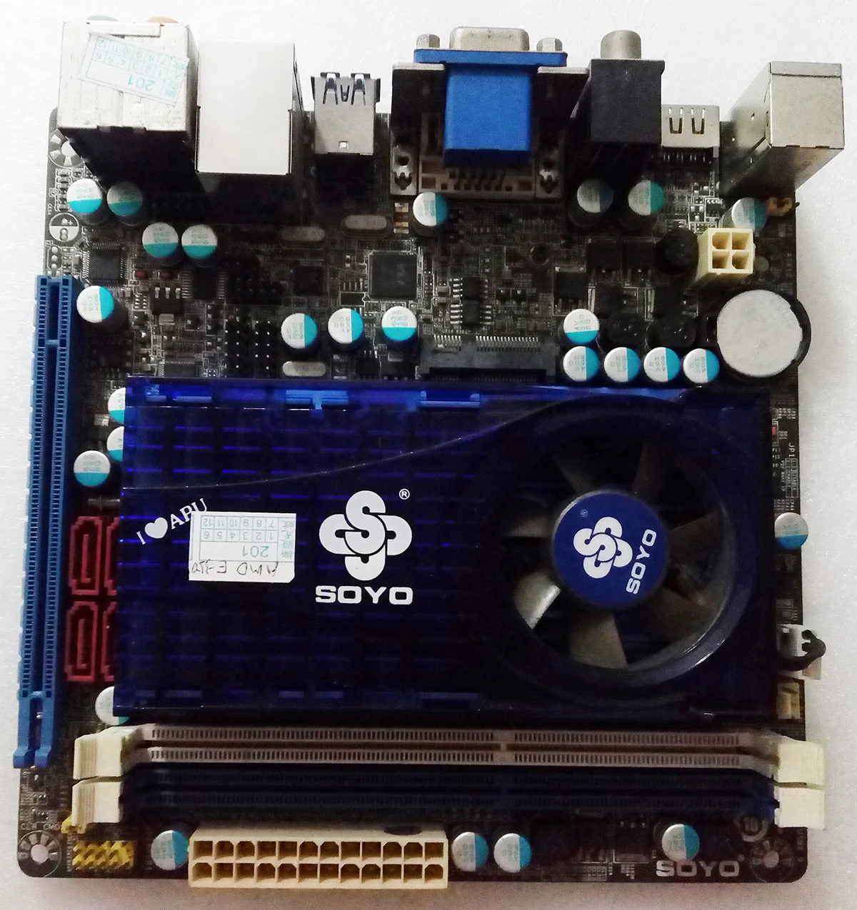 Используется для Soyo SY E350 U3M APU mini Материнская плата Gigabit Ethernet/волоконная
