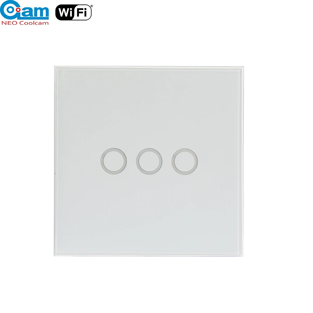 NEO Coolcam смарт Wifi настенный светильник с 3 бандами сенсорный/WiFi Пульт