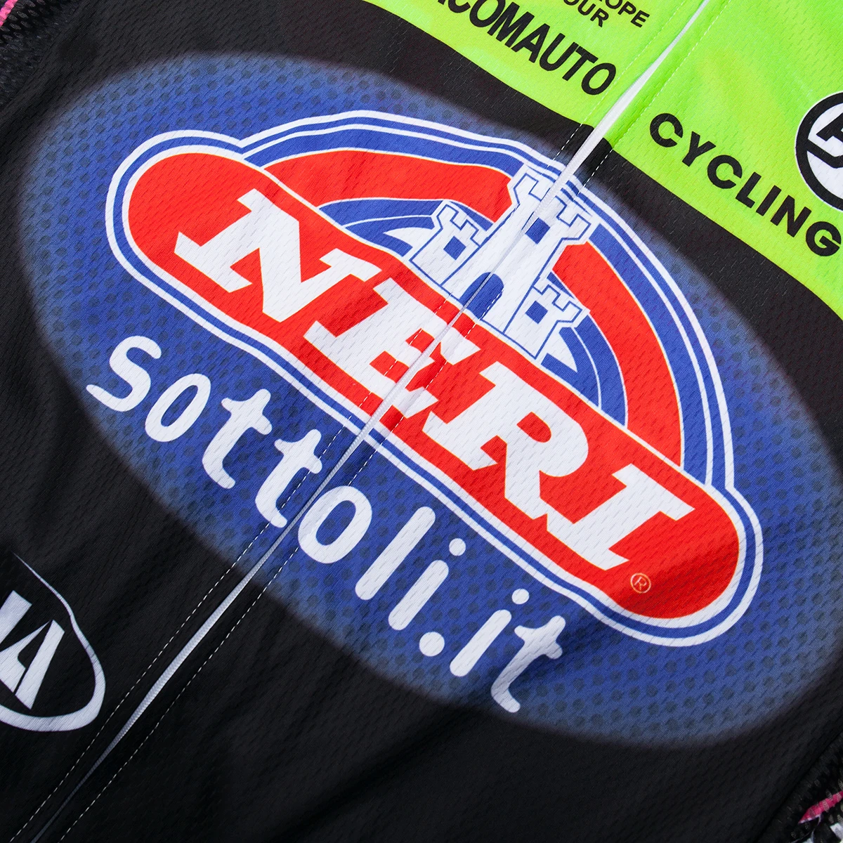 Велосипедная команда Sottoli Майка &quotИталия&quot 2019 Fluo Green Мужская Ropa Ciclismo летняя