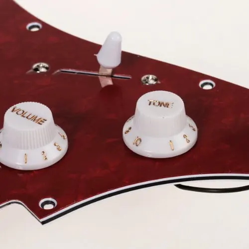 Загружено Prewired Pickguard для Электрогитары красный|loaded prewired pickguard|prewired pickguardpickguard loaded |