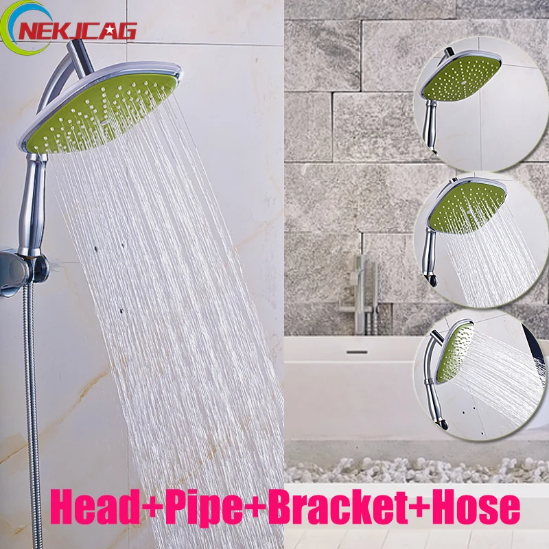 8 ''квадратная ABS пластиковая душевая головка ручной душ матовый никелевый