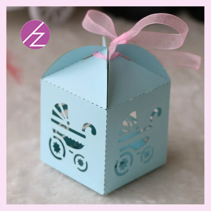 Бесплатная доставка детская коляска с лазерной резкой 50 шт./лот украшение для