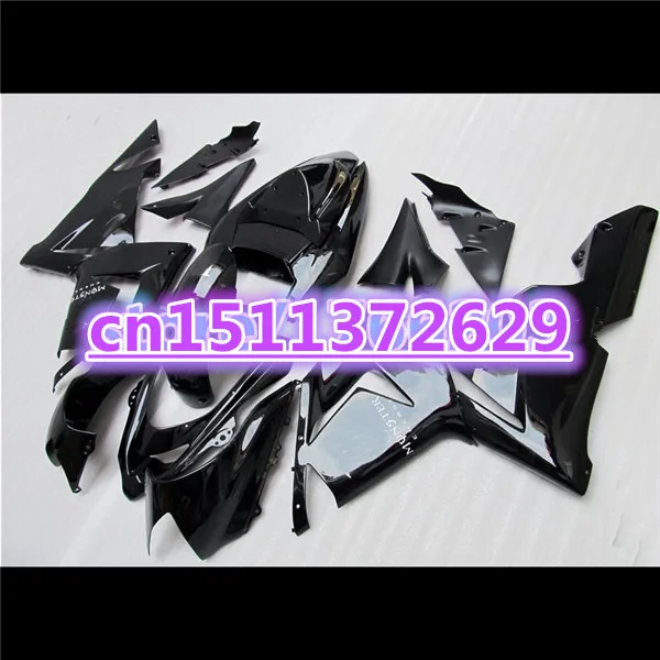 

100%NEW Fairings FOR KAWASAKI NINJA ZX10R 04-05 silver black ZX 10R 04 05 ZX-10R 10 R 2004 2005 ABS fairing kits D