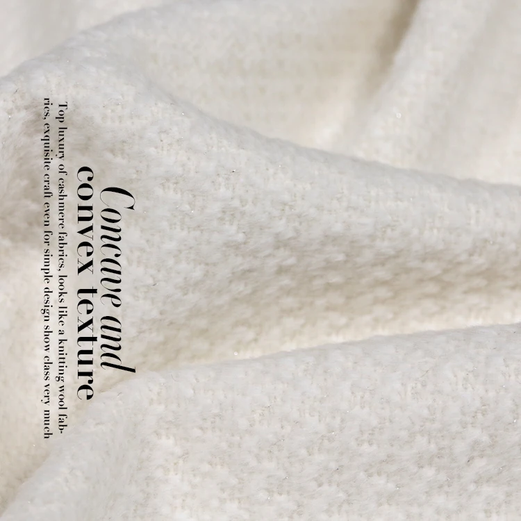 Вязаные шерстяные кашемировые трикотажные ткани осень зима утепленное платье