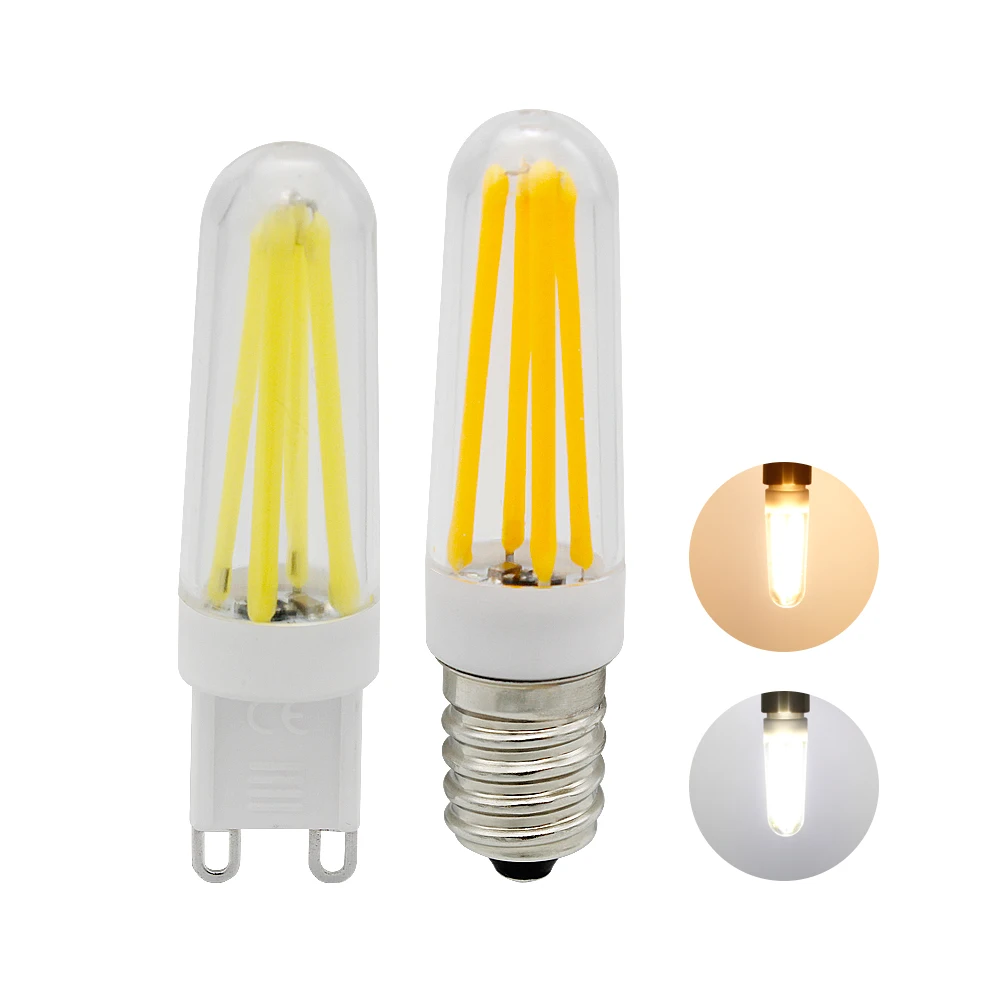 Мини Крытая Лампа 220V диммируемая нить LED G9 E14 лампы для спальни | Лампы и освещение