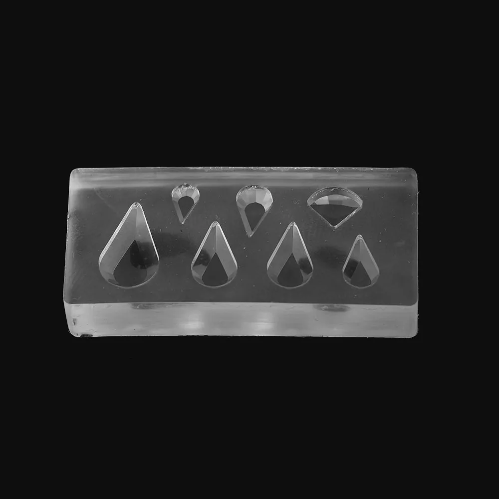 10 шт./компл. 3D акриловые форма для Nail Art украшения DIY дизайн силиконовые шаблоны